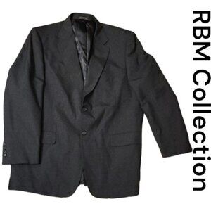 RBM Collection 44 Regular Black Business Casual Blazer
